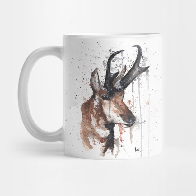 Red Deer by Andraws Art